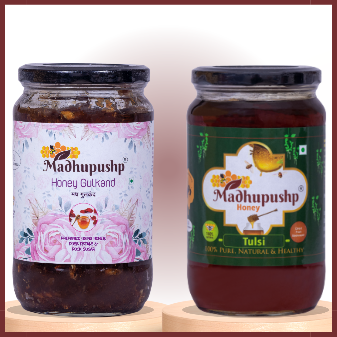 Honey Gulkand & Tulsi Honey