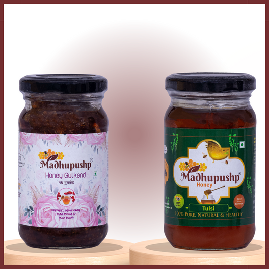 Honey Gulkand & Tulsi Honey