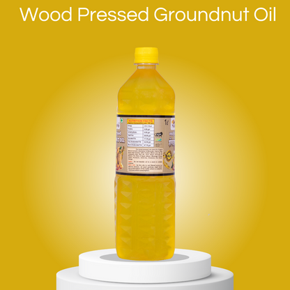 Wood Pressed Groundnut Oil