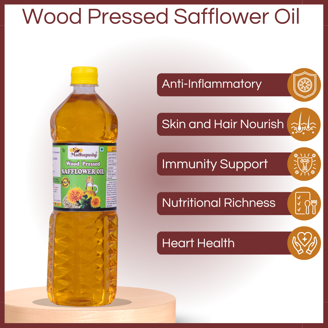Wood Pressed Safflower Oil